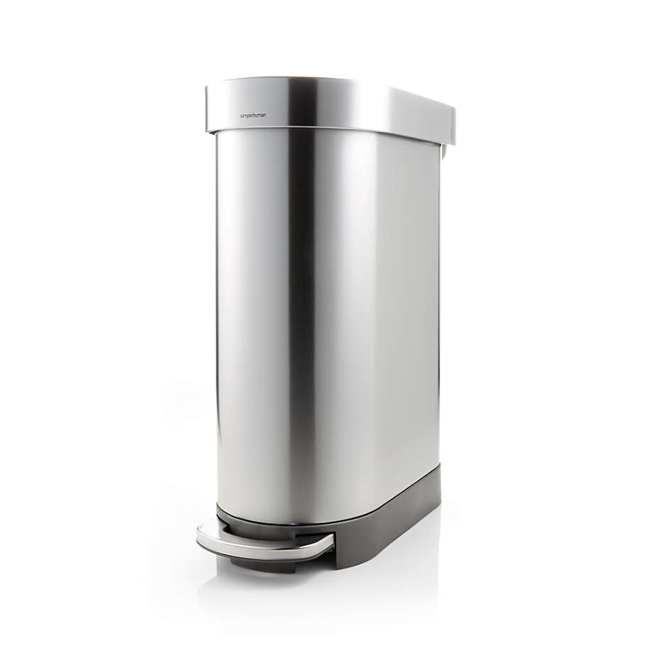 Crate&Barrel Simplehuman 45Liter Slim Trash Can Yorkdale Mall