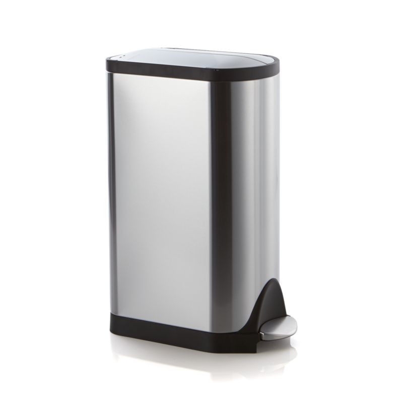 simplehuman ® 30-Liter/8-Gallon Stainless Steel Butterfly Step Trash Can