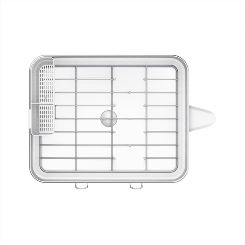 simplehuman ® White Compact Steel Frame Dishrack - image 2 of 5