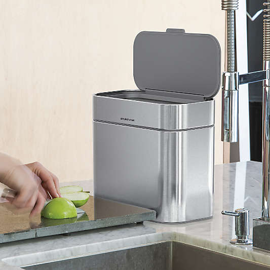 simplehuman ® 4-L Stainless Steel Compost Caddy