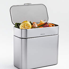 Simplehuman 58 Liter Recycling Kitchen Trash Can with Liner Pocket