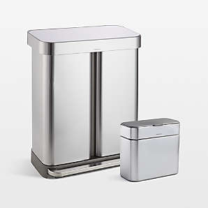 Simplehuman Trash Cans | Crate & Barrel