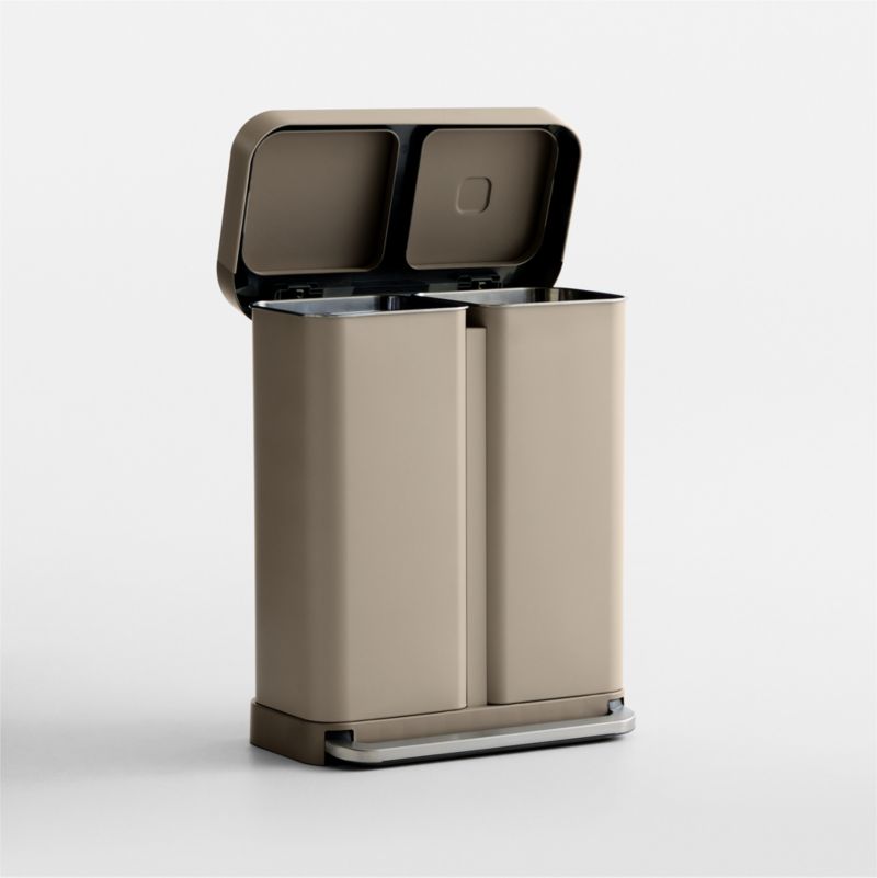 Simplehuman Latte 58-Gallon Recycler Trash Can - image 2 of 3