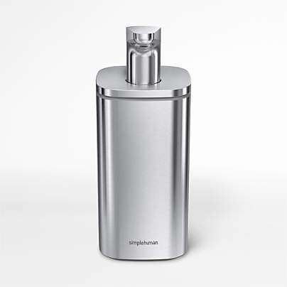 simplehuman ® 10-Oz. Brushed Stainless Steel Pulse Pump Liquid Soap Dispenser