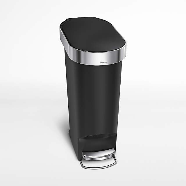simplehuman 40-Liter/10.5-Gallon Slim Touch-Bar Trash Can +