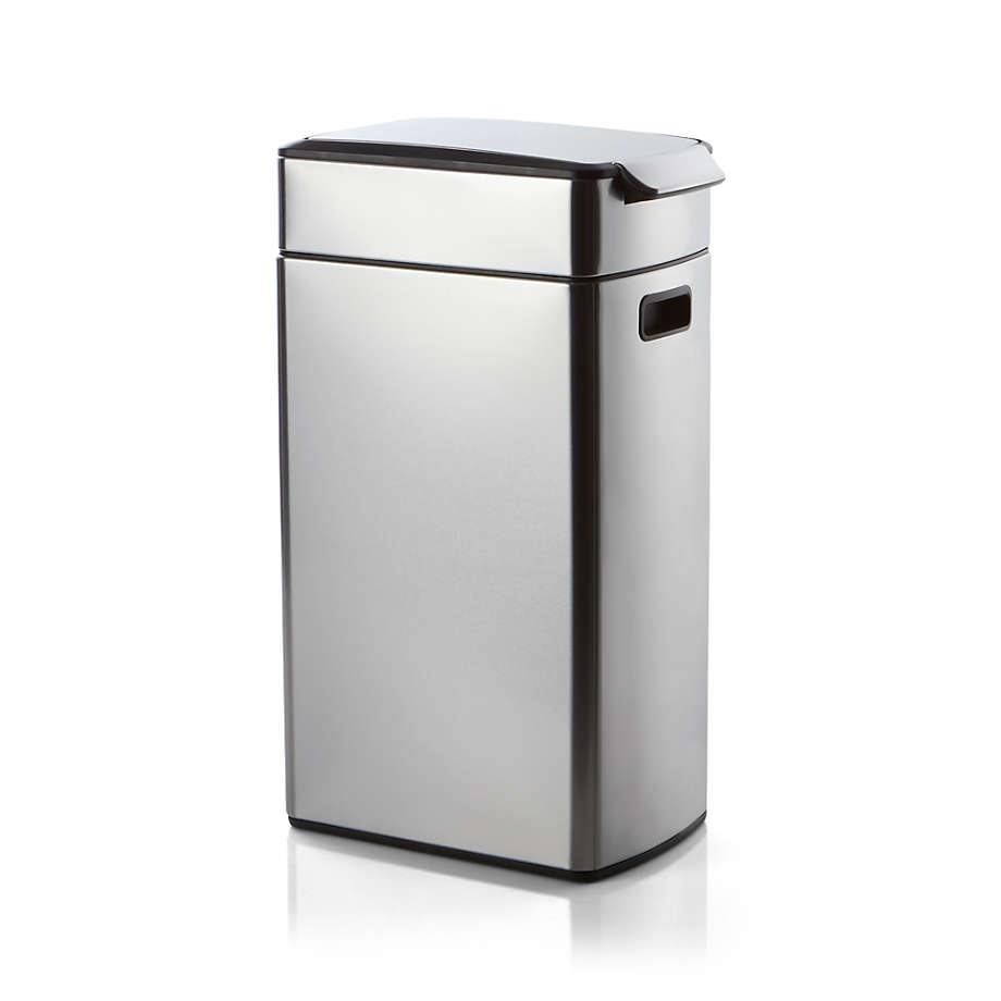 simplehuman 40-Liter/10.5-Gallon Slim Touch-Bar Trash Can +