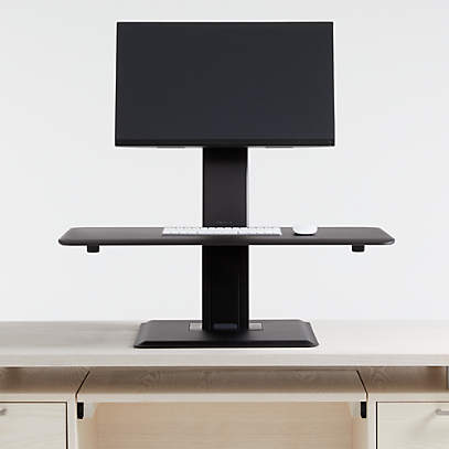 Crate and barrel sit stand deals desk