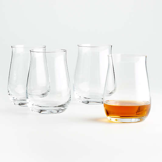 Single Barrel Bourbon Glasses, Set of 4