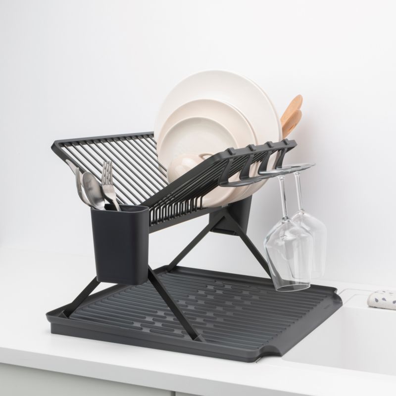 Brabantia Sinkside Foldable Dish Rack, Dark Gray, Large - image 2 of 7