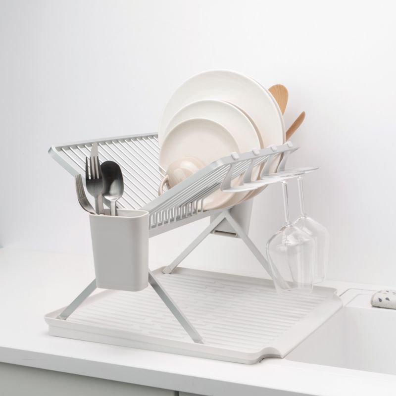 Brabantia Sinkside Foldable Dish Rack, Light Gray, Large - image 1 of 6