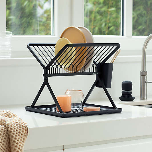 Brabantia Sinkside Foldable Dish Rack, Dark Grey