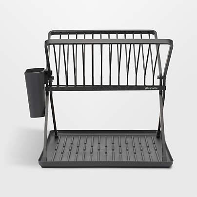 Brabantia Sinkside Foldable Dish Rack, Dark Gray