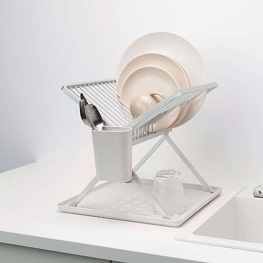 Brabantia Sinkside Foldable Dish Rack, Light Grey