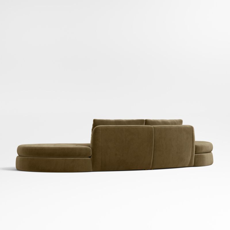 Sinuous 2-Piece Chaise Sectional Sofa by Athena Calderone - image 8 of 10