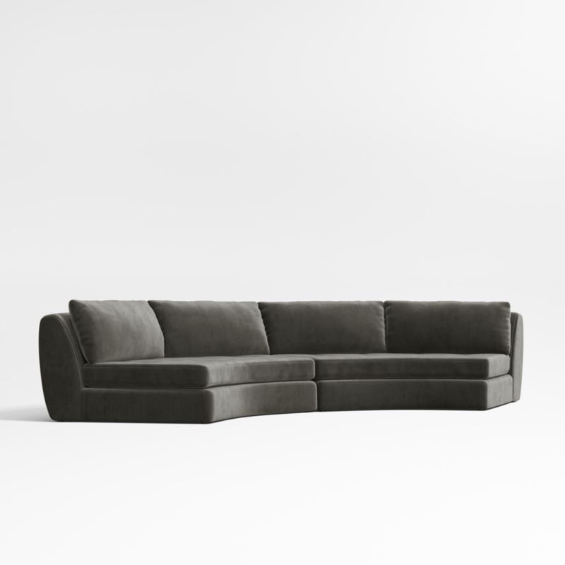 Sinuous 2-Piece Sectional Sofa by Athena Calderone - image 6 of 10