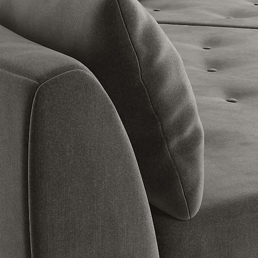 Sinuous 2-Piece Armless Sectional Sofa by Athena Calderone