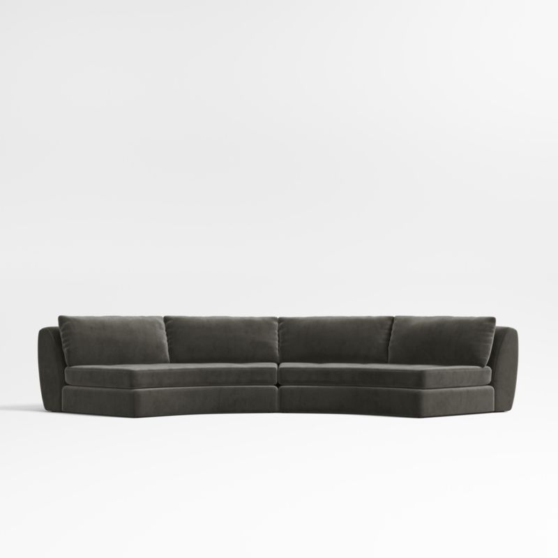 Sinuous 2-Piece Sectional Sofa by Athena Calderone - image 0 of 10