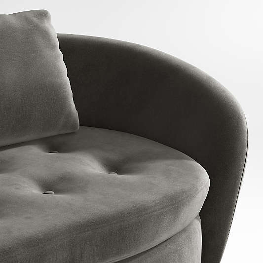 Sinuous Right Arm Chair by Athena Calderone