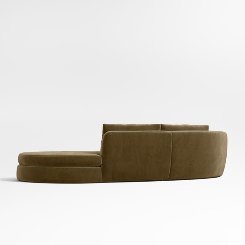 Sinuous 2-Piece Chaise Sectional Sofa by Athena Calderone - image 8 of 10