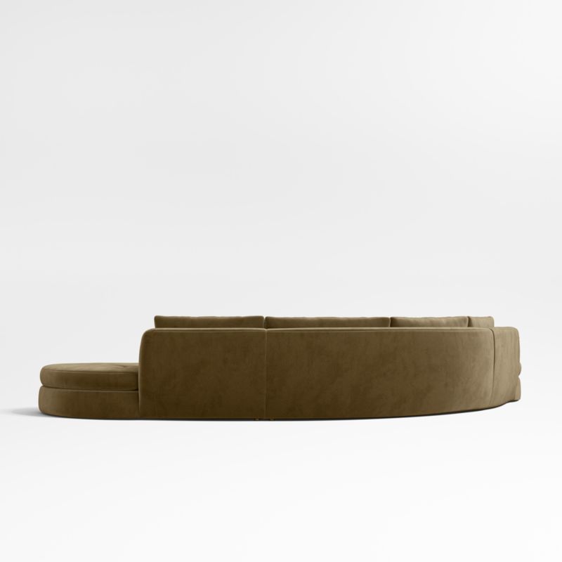 Sinuous 3-Piece Chaise Sectional Sofa by Athena Calderone - image 8 of 9