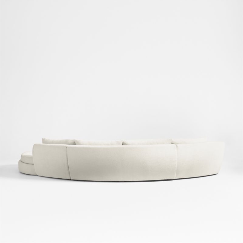 Sinuous 3-Piece Chaise Sectional Sofa by Athena Calderone - image 7 of 9