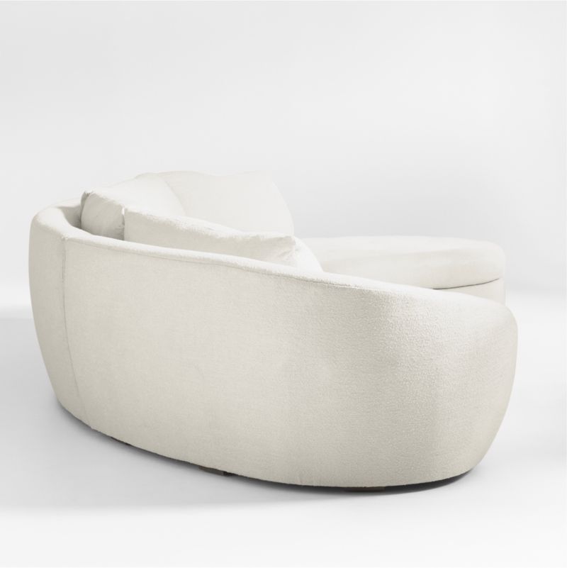 Sinuous 3-Piece Chaise Sectional Sofa by Athena Calderone - image 8 of 9