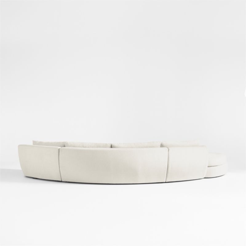 Sinuous 3-Piece Chaise Sectional Sofa by Athena Calderone - image 8 of 10