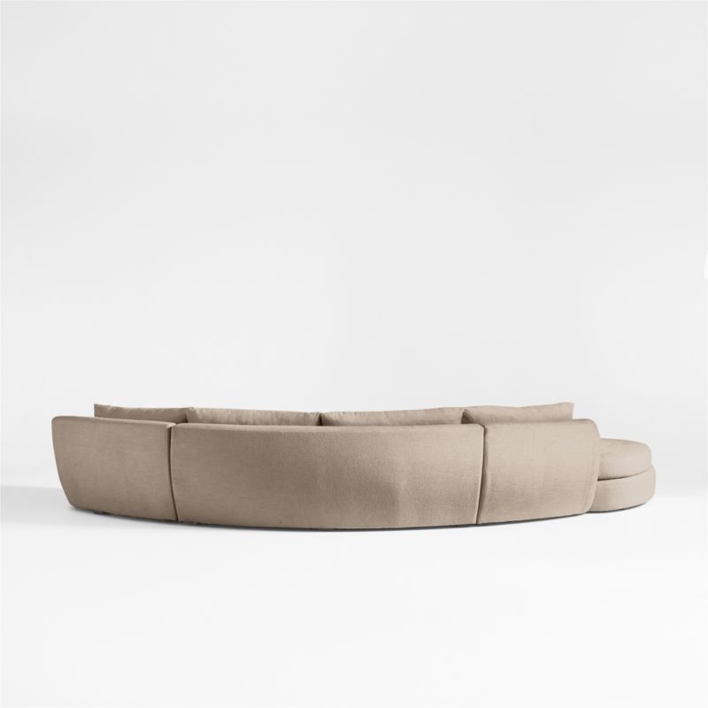 Sinuous 3-Piece Chaise Sectional Sofa by Athena Calderone - image 8 of 9