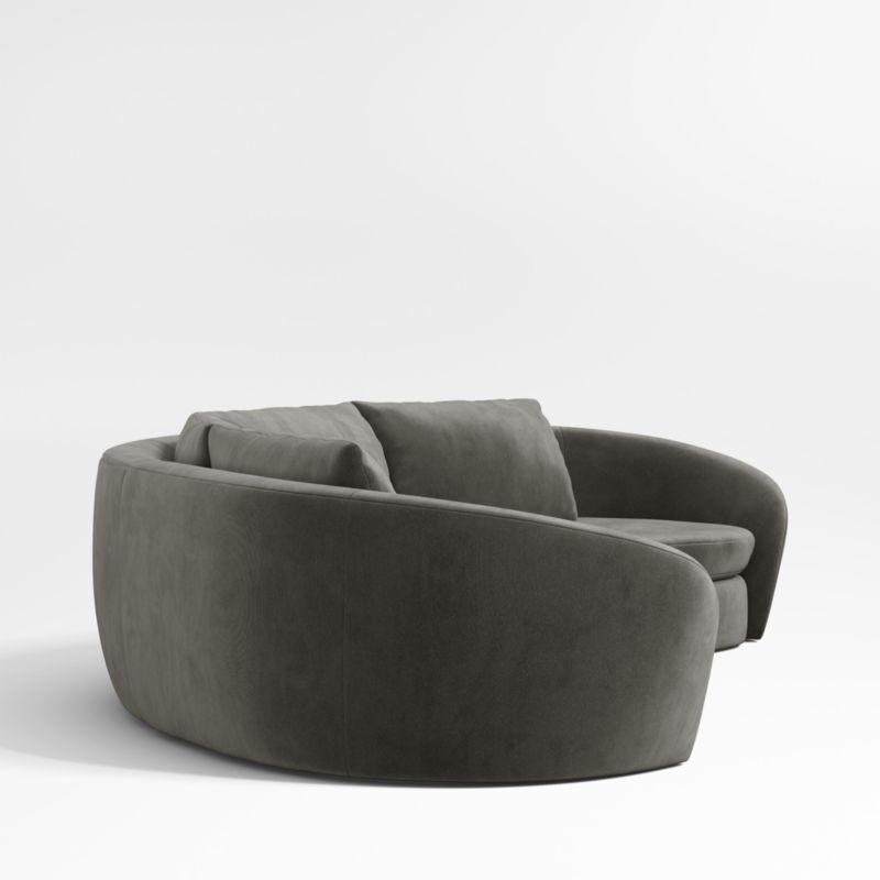 Sinuous 3-Piece Chaise Sectional Sofa by Athena Calderone - image 7 of 10