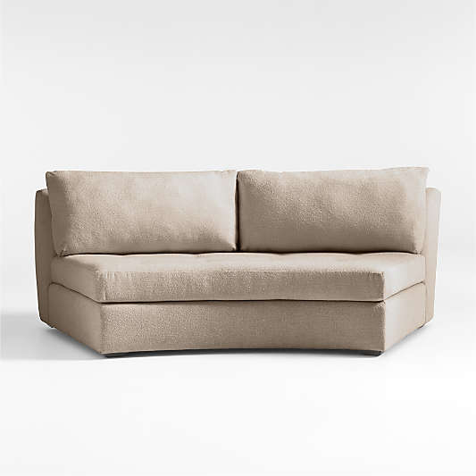 Sinuous Armless Sofa by Athena Calderone