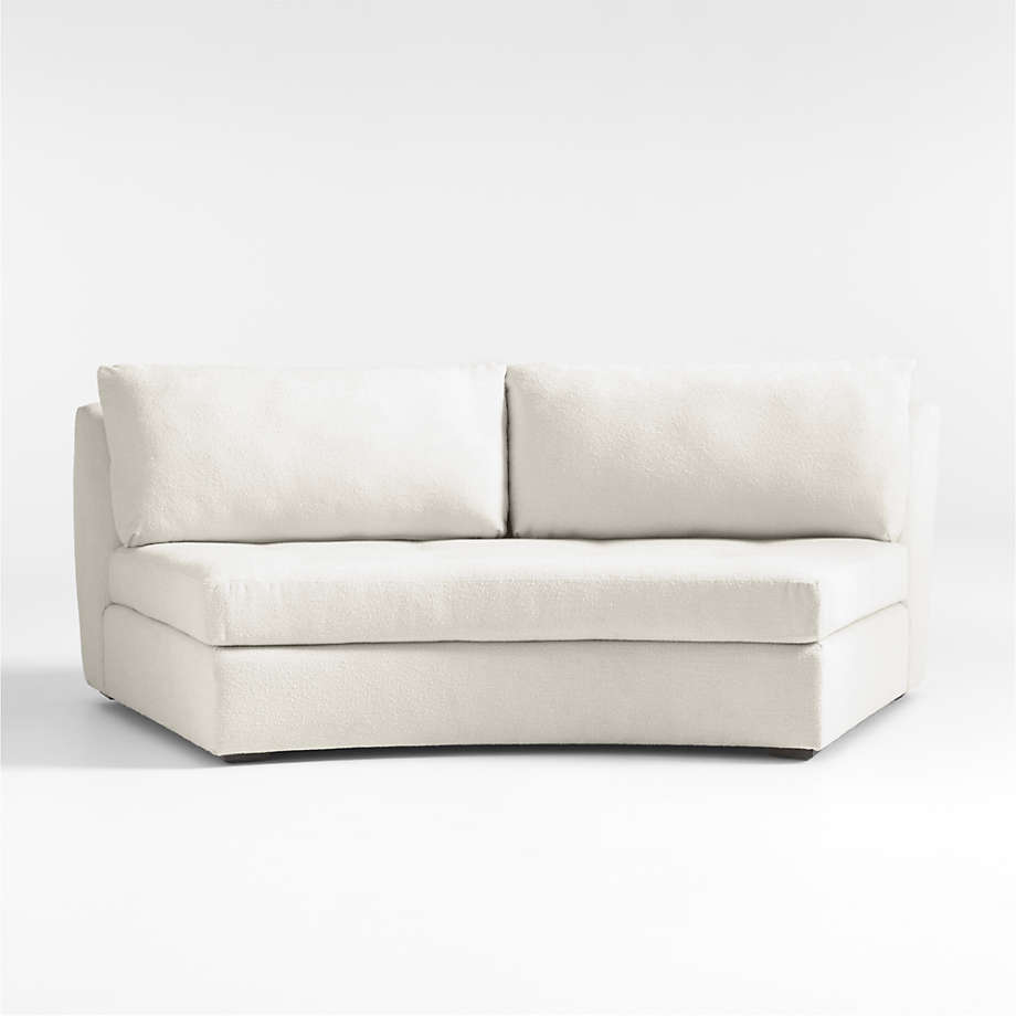 Sinuous Curved Armless Sofa by Athena Calderone + Reviews Crate