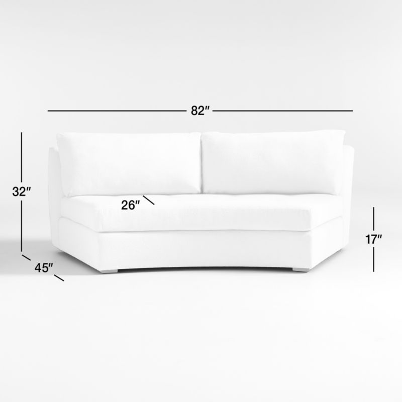 View Sinuous Armless Sofa by Athena Calderone - image 2 of 2