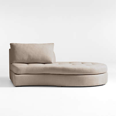 Sinuous Right Arm Chaise Lounge by Athena Calderone