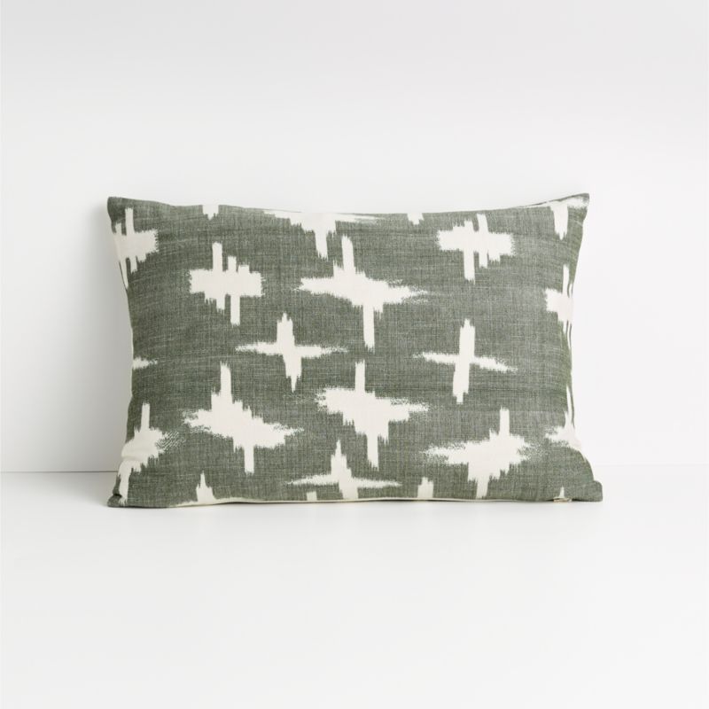 Sirocco 22"x15" Rifle Green Decorative Throw Pillow with Down