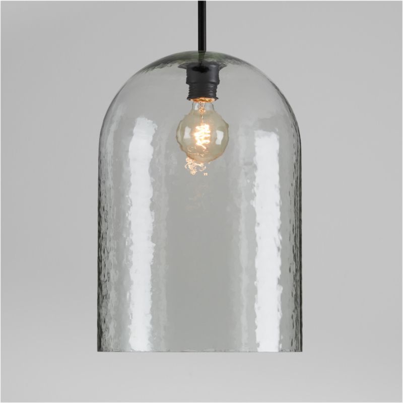 Sirocco Medium Ripple Glass Pendant Light - image 3 of 9