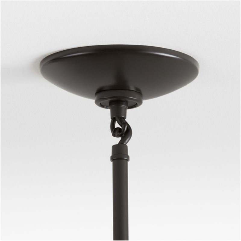 Sirocco Medium Ripple Glass Pendant Light - image 7 of 9