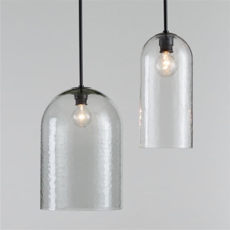 Sirocco Medium Ripple Glass Pendant Light - image 5 of 9