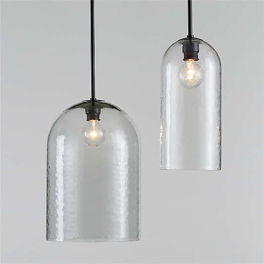 Sirocco Medium Ripple Glass Pendant Light