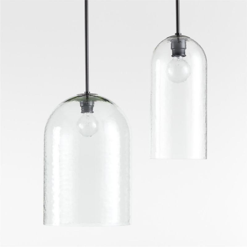 Sirocco Medium Ripple Glass Pendant Light - image 4 of 9