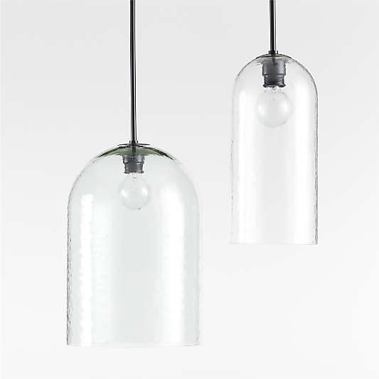 Sirocco Medium Ripple Glass Pendant Light