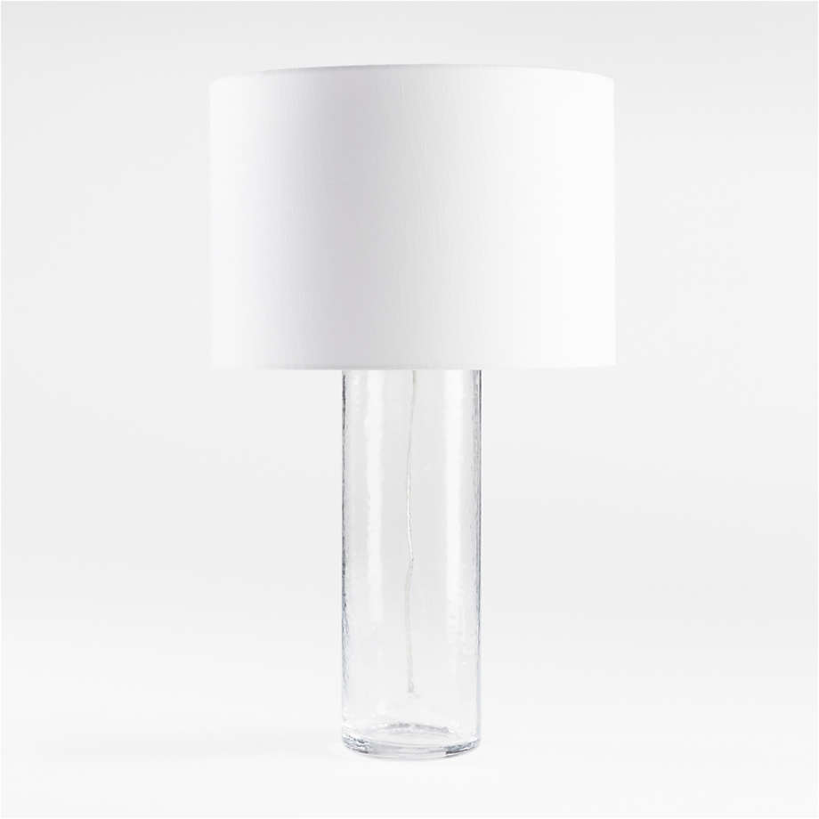 Sirocco Ripple Glass Table Lamp + Reviews Crate & Barrel