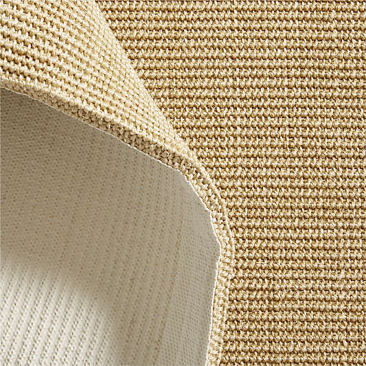 Sisal Almond Brown Runner Rug 2'10"x9'
