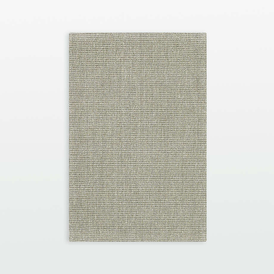Sisal Dove Grey 2'x3' Area Rug + Reviews Crate & Barrel