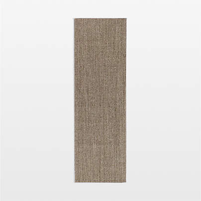 Sisal Grey Runner Rug 2'10"x9'