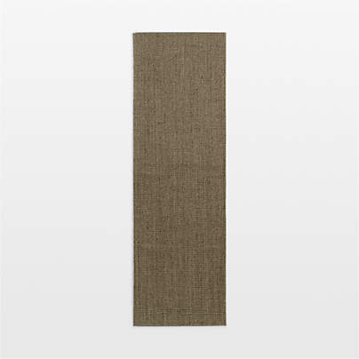 Sisal Heritage Taupe Runner Rug 2'10"x9'
