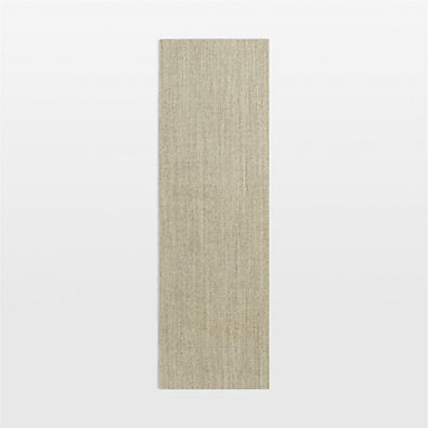 View Sisal Linen Beige Runner Rug 2'10"x9' details