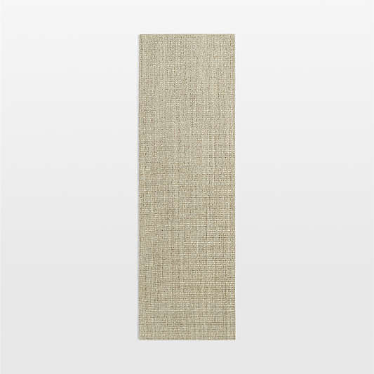 Sisal Linen Beige Runner Rug 2'10"x9'