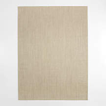 Sisal Linen Beige Area Rug 6'x9' + Reviews | Crate & Barrel
