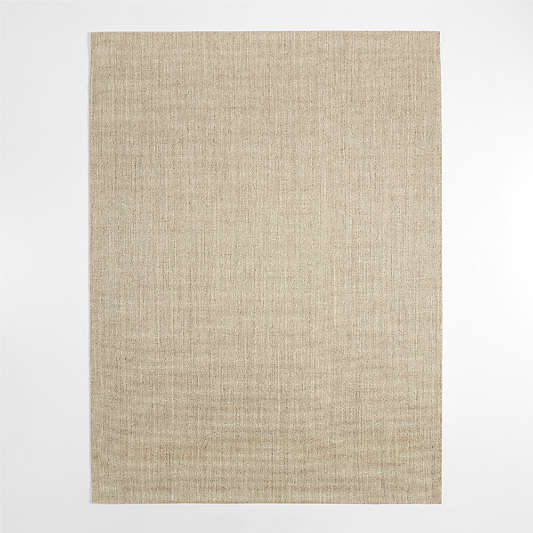 Sisal Linen Beige Area Rug 6'x9'