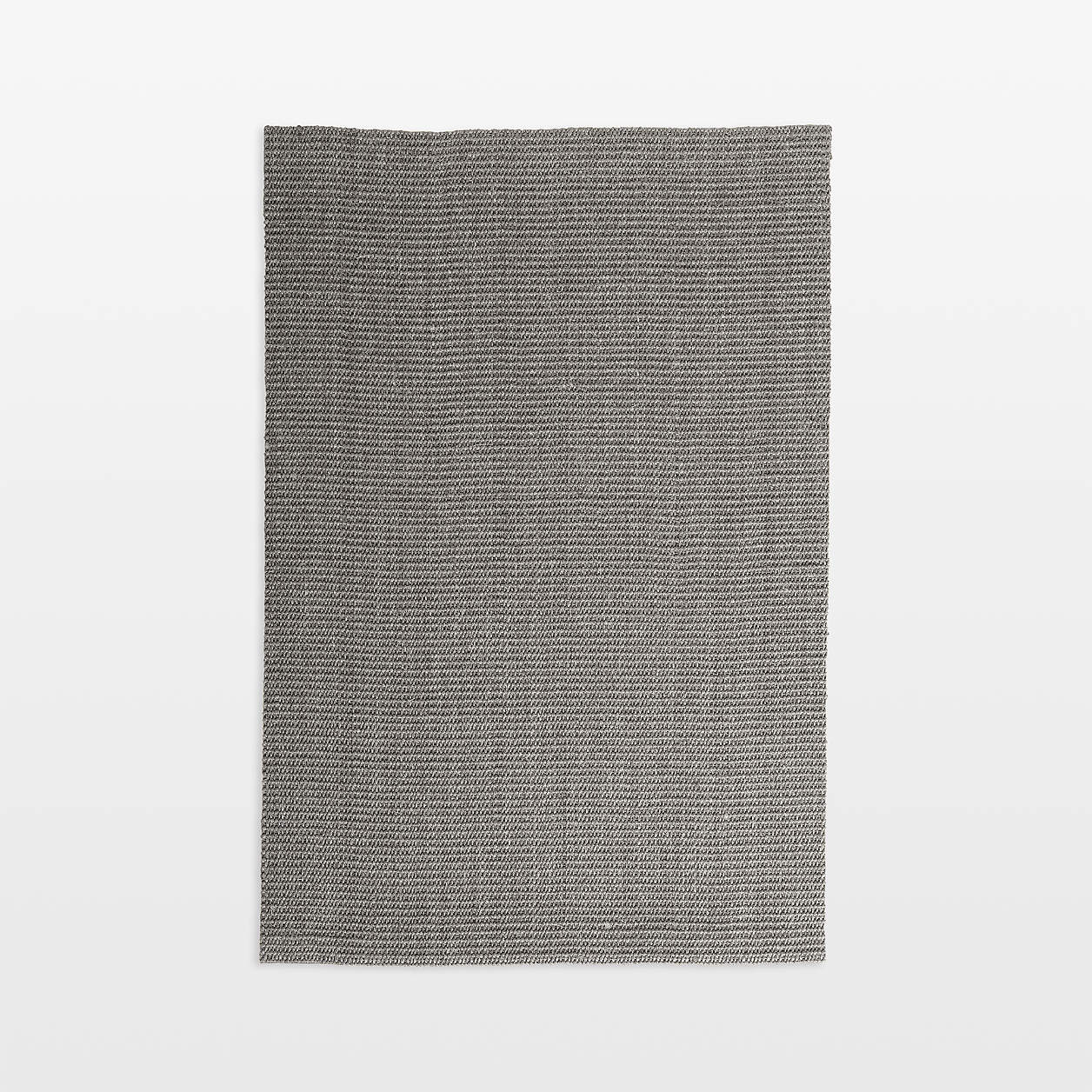 Sisal Grey Area Rug 8'x10' + Reviews Crate & Barrel